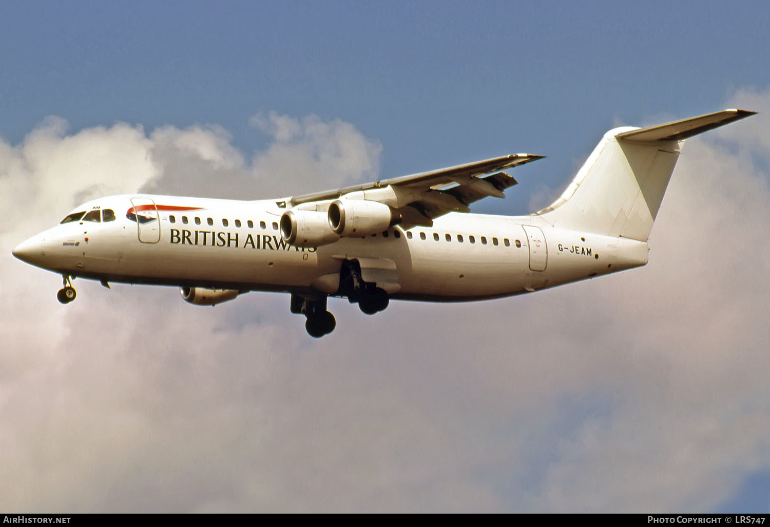 Aircraft Photo of G-JEAM | British Aerospace BAe-146-300 | British Airways | AirHistory.net #293189
