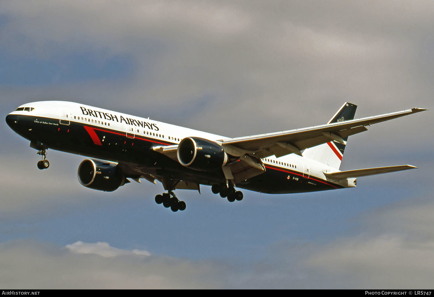 Aircraft Photo of G-VIIB | Boeing 777-236/ER | British Airways | AirHistory.net #293194