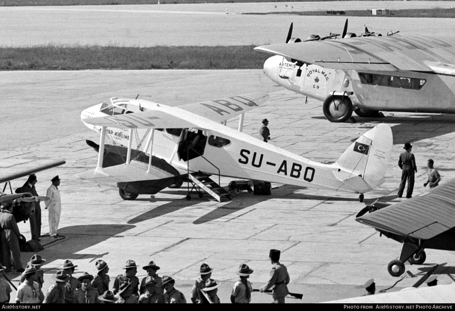 Aircraft Photo of SU-ABQ | De Havilland D.H. 89 Dragon Rapide | Misr Airlines | AirHistory.net #293202