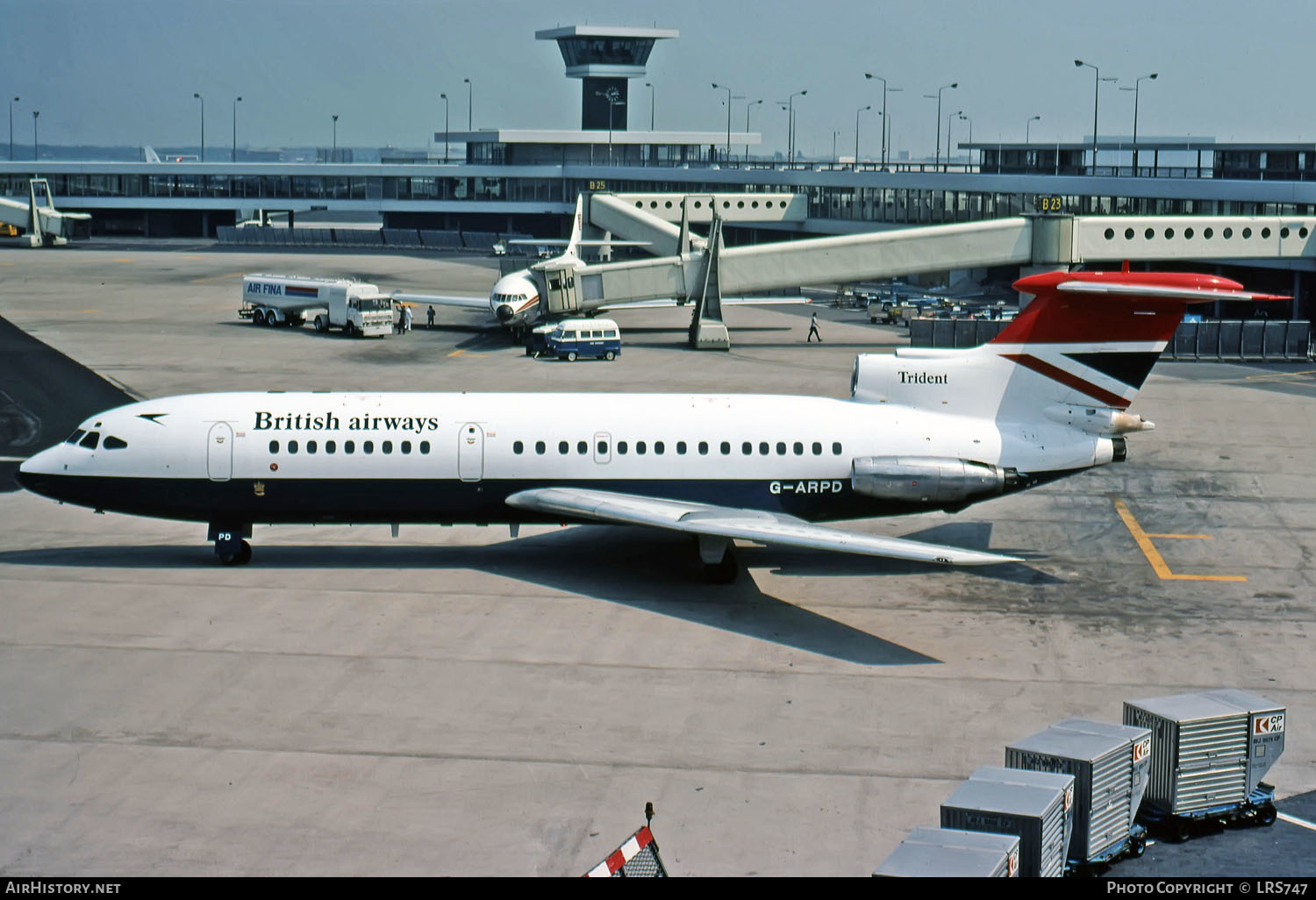 Aircraft Photo of G-ARPD | Hawker Siddeley HS-121 Trident 1C | British Airways | AirHistory.net #293251