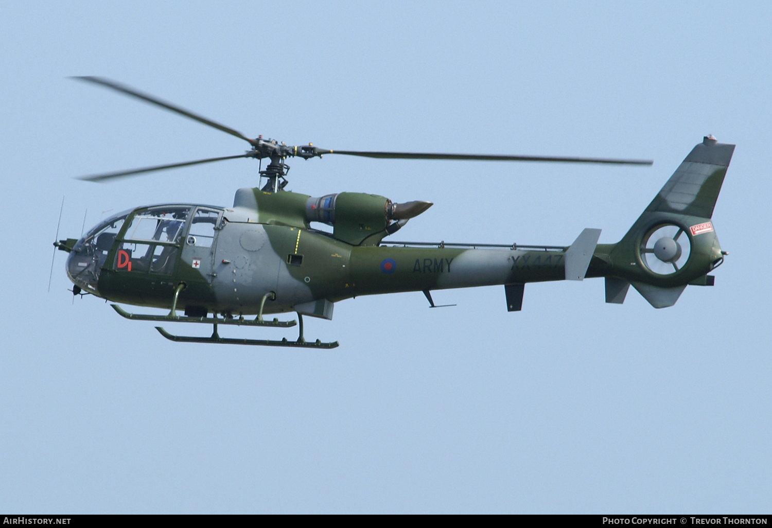 Aircraft Photo of XX447 | Aerospatiale SA-341B Gazelle AH1 | UK - Army | AirHistory.net #293268