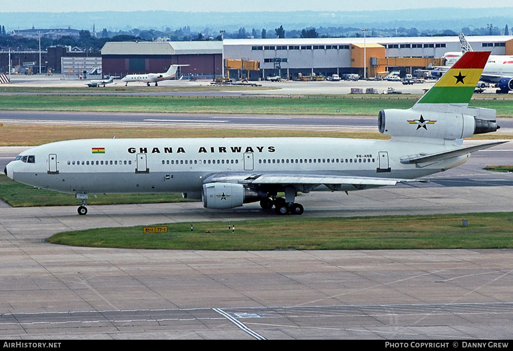 Aircraft Photo of 9G-ANB | McDonnell Douglas DC-10-30 | Ghana Airways | AirHistory.net #293271