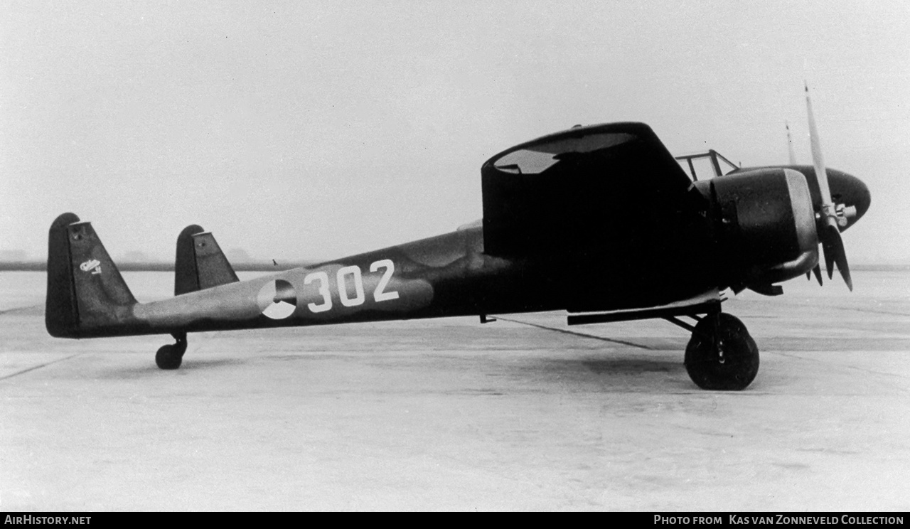 Aircraft Photo of 302 | Fokker G.I (Mercury) | Netherlands - Air Force | AirHistory.net #293277