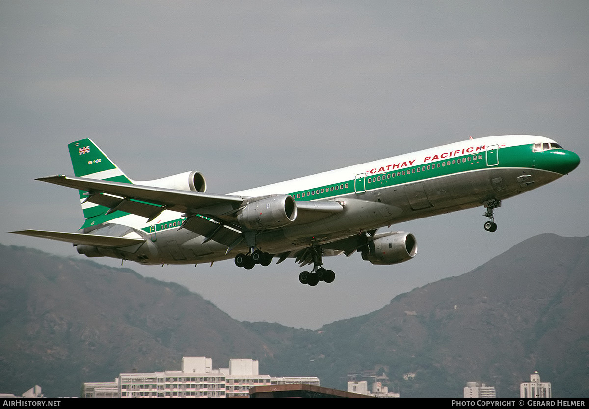 Aircraft Photo of VR-HOG | Lockheed L-1011-385-1 TriStar 1 | Cathay Pacific Airways | AirHistory.net #293288