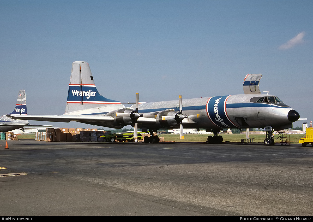 Aircraft Photo of N104BB | Canadair CL-44D4-2 | Wrangler Aviation | AirHistory.net #293309