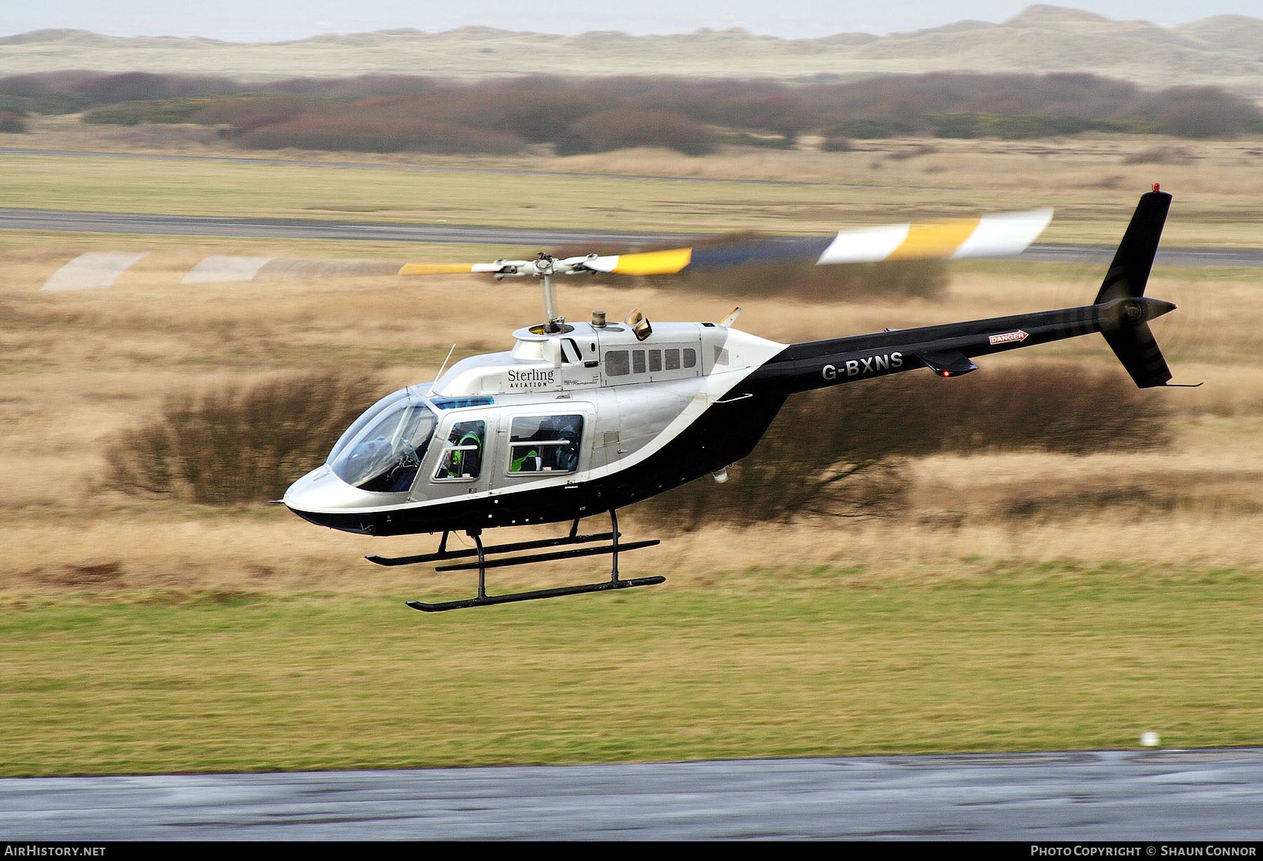 Aircraft Photo of G-BXNS | Bell 206B-3 JetRanger III | Sterling Aviation | AirHistory.net #293319
