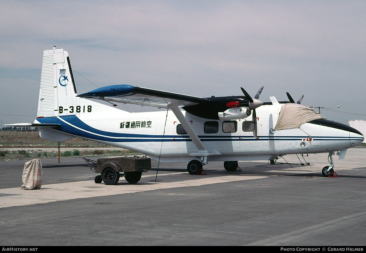 Aircraft Photo of B-3818 | Harbin Y12-II | Xinjiang General Aviation | AirHistory.net #293320