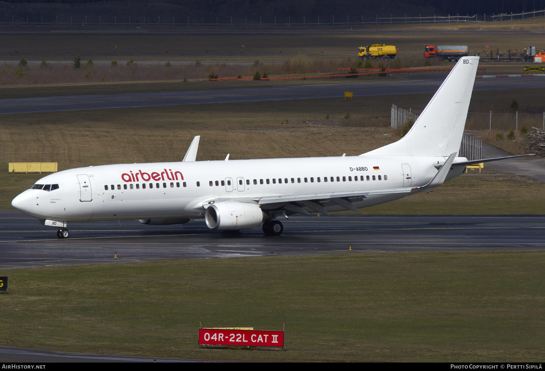 Aircraft Photo of D-ABBD | Boeing 737-86J | Air Berlin | AirHistory.net #293322