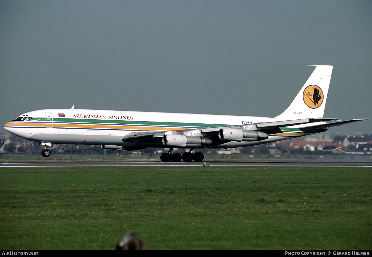 Aircraft Photo of 4K-AZ3 | Boeing 707-341C | Azerbaijan Airlines - AZAL - AHY Cargo | AirHistory.net #293349