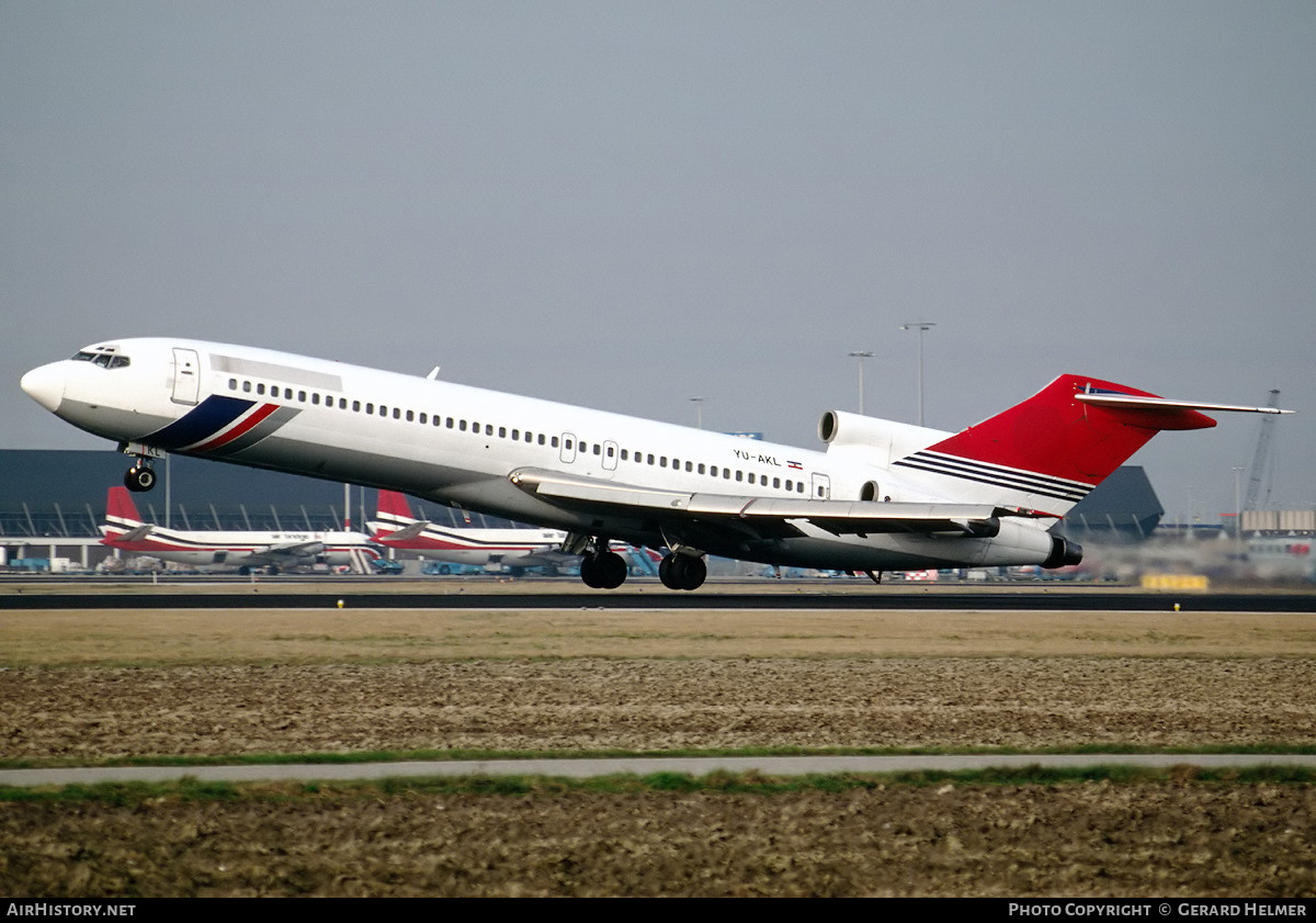 Aircraft Photo of YU-AKL | Boeing 727-2H9/Adv | JAT Yugoslav Airlines - Jugoslovenski Aerotransport | AirHistory.net #293355