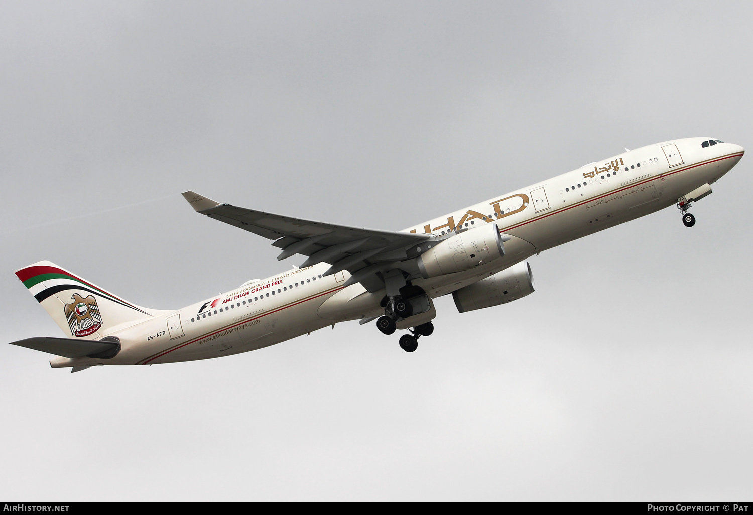Aircraft Photo of A6-AFD | Airbus A330-343 | Etihad Airways | AirHistory.net #293357