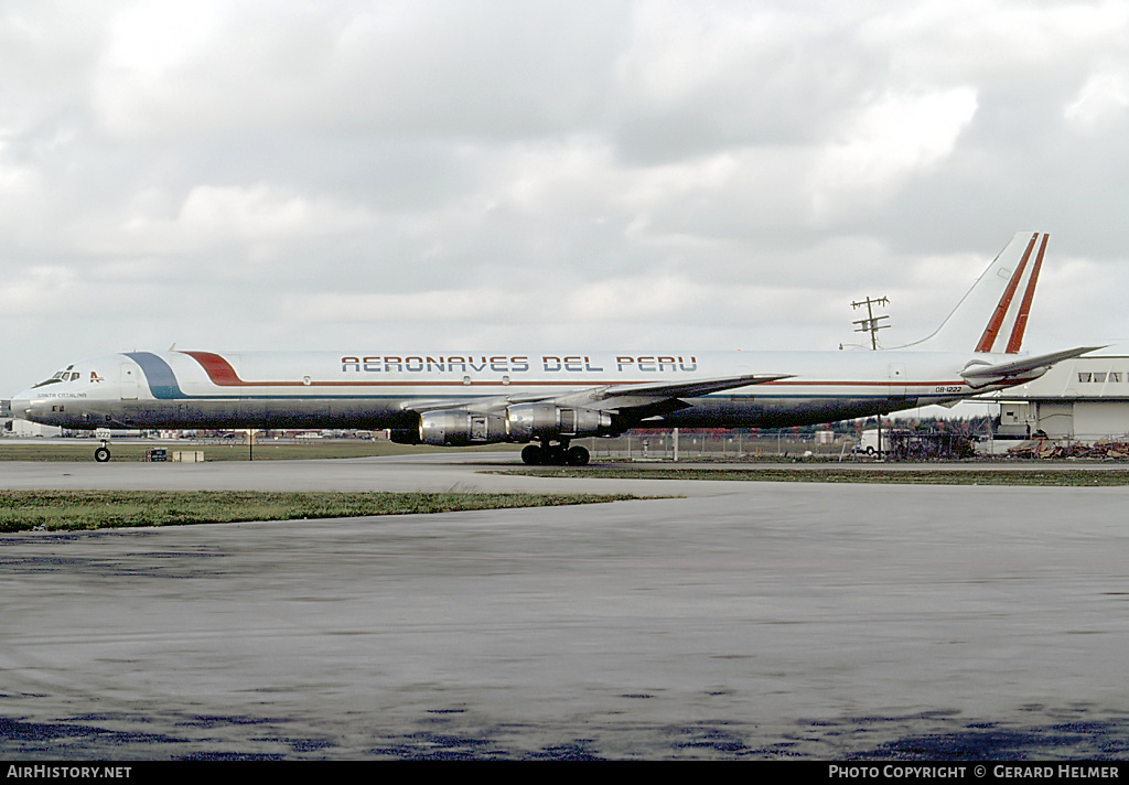 Aircraft Photo of OB-1222 | McDonnell Douglas DC-8-61(F) | Aeronaves del Peru | AirHistory.net #293369
