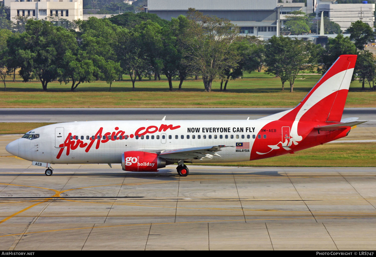 Aircraft Photo of 9M-AEB | Boeing 737-3Y0 | AirAsia | AirHistory.net #293410