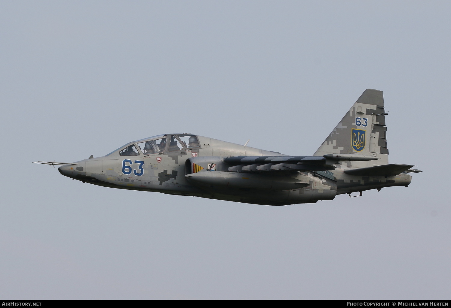 Aircraft Photo of 63 blue | Sukhoi Su-25UBM1 | Ukraine - Air Force | AirHistory.net #293416