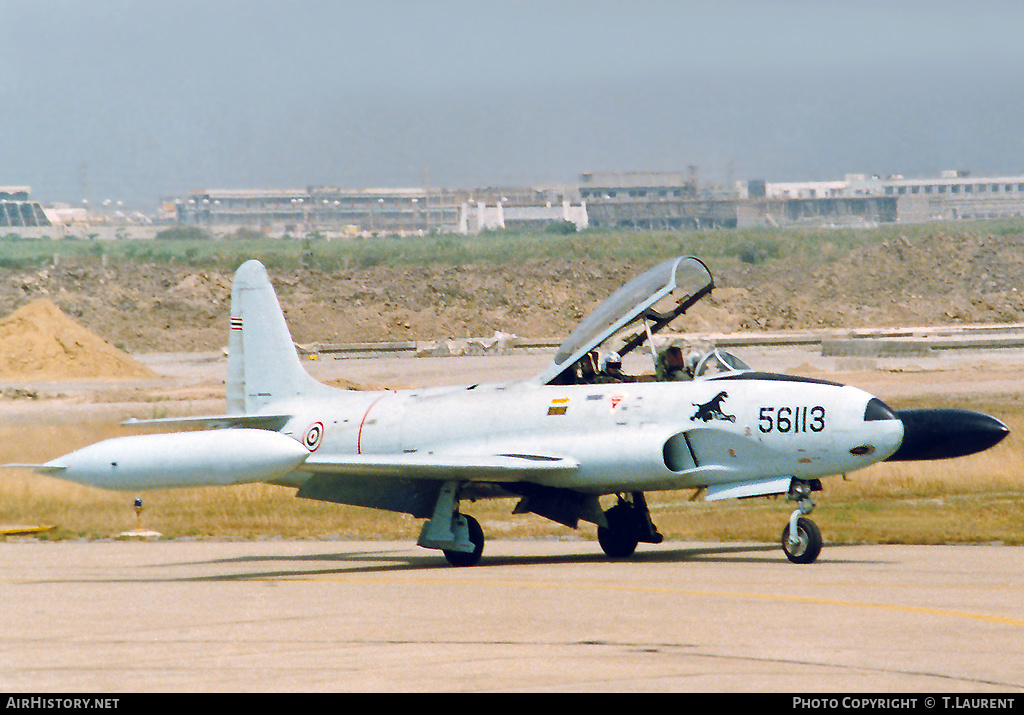 Aircraft Photo of B.F11-34/26 / 56113 | Lockheed T-33A | Thailand - Air Force | AirHistory.net #293417