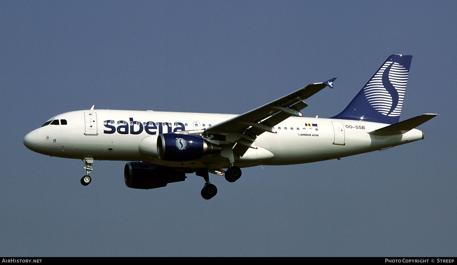 Aircraft Photo of OO-SSB | Airbus A319-112 | Sabena | AirHistory.net #293421