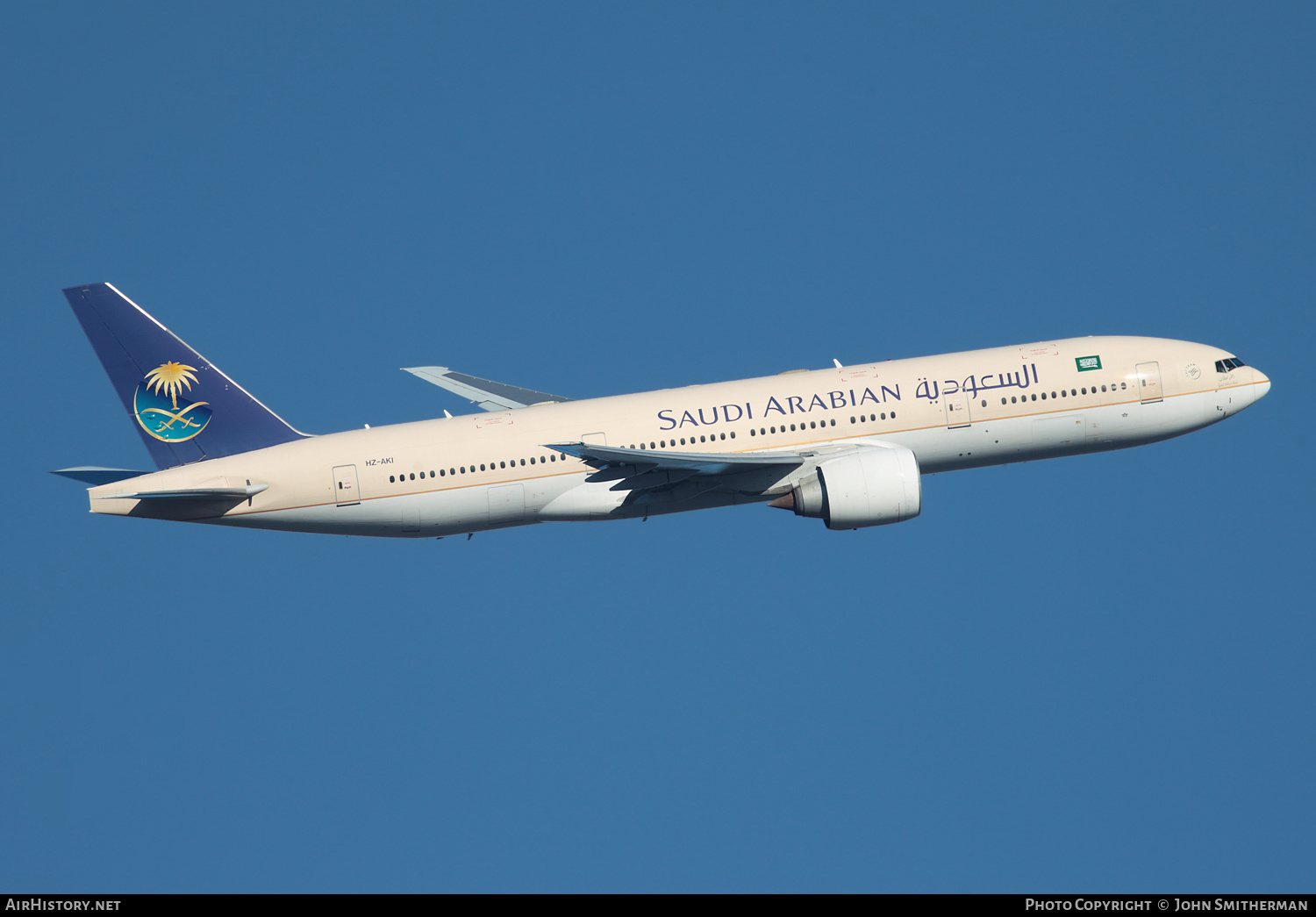 Aircraft Photo of HZ-AKI | Boeing 777-268/ER | Saudi Arabian Airlines | AirHistory.net #293448