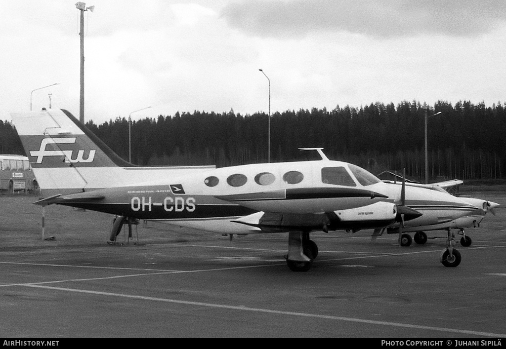 Aircraft Photo of OH-CDS | Cessna 401B | AirHistory.net #293454