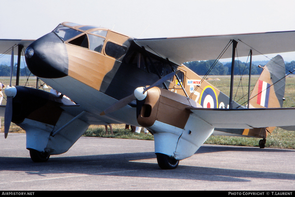 Aircraft Photo of F-AZCA | De Havilland D.H. 89A Dragon Rapide | UK - Air Force | AirHistory.net #293482