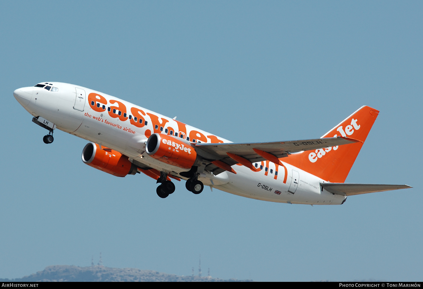 Aircraft Photo of G-OSLH | Boeing 737-76Q | EasyJet | AirHistory.net #293492