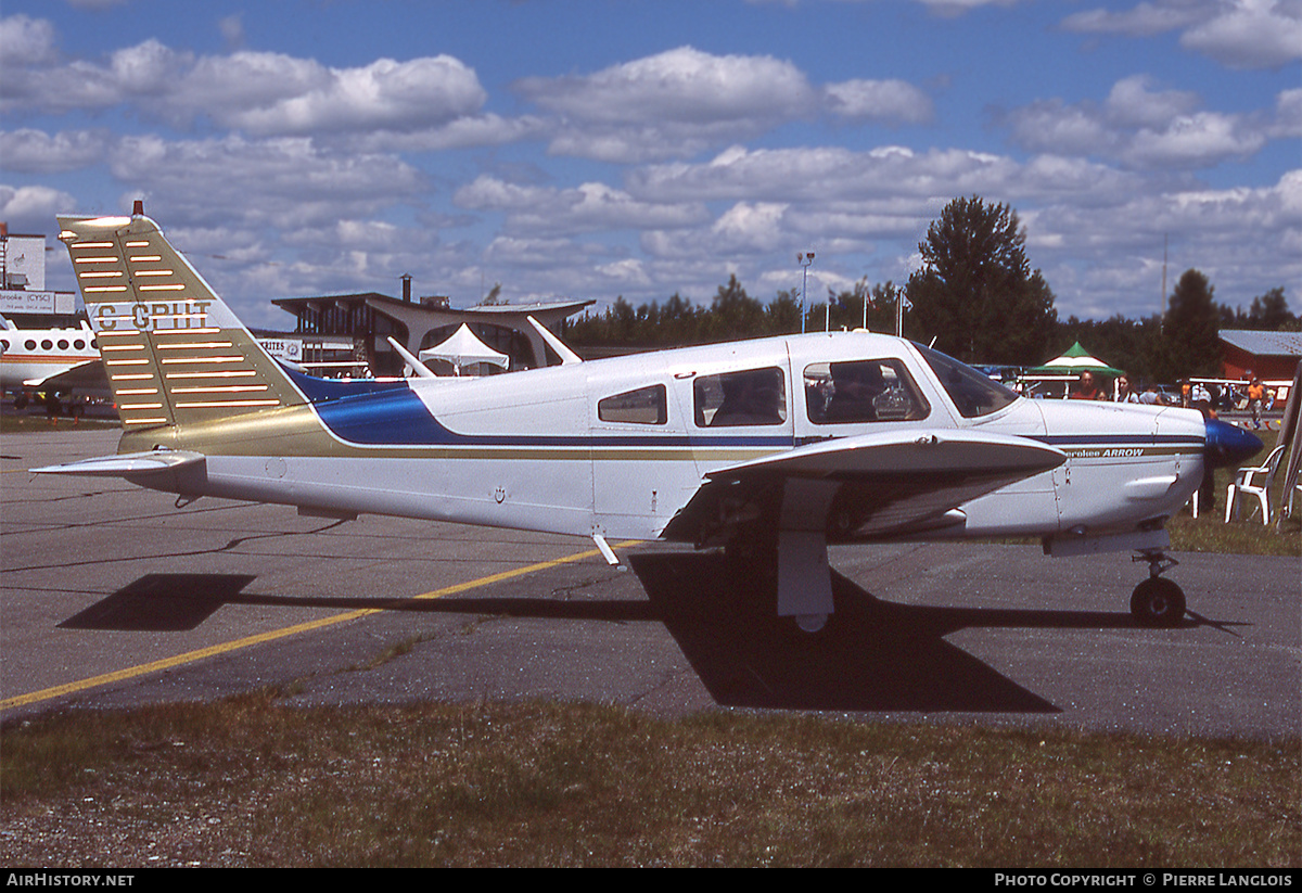 Aircraft Photo of C-GPHT | Piper PA-28R-200 Cherokee Arrow | AirHistory.net #293547