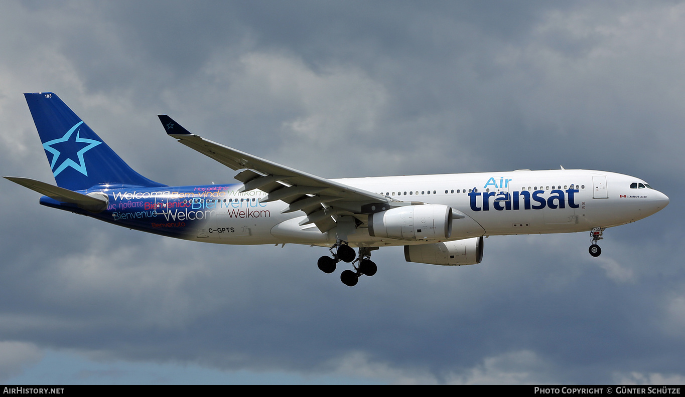 Aircraft Photo of C-GPTS | Airbus A330-243 | Air Transat | AirHistory.net #293598