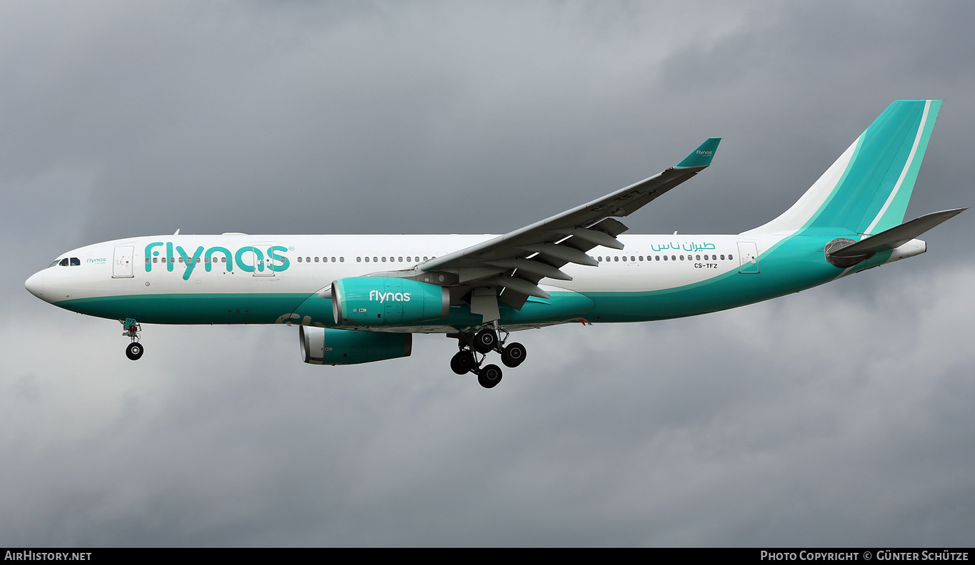 Aircraft Photo of CS-TFZ | Airbus A330-243 | Flynas | AirHistory.net #293624