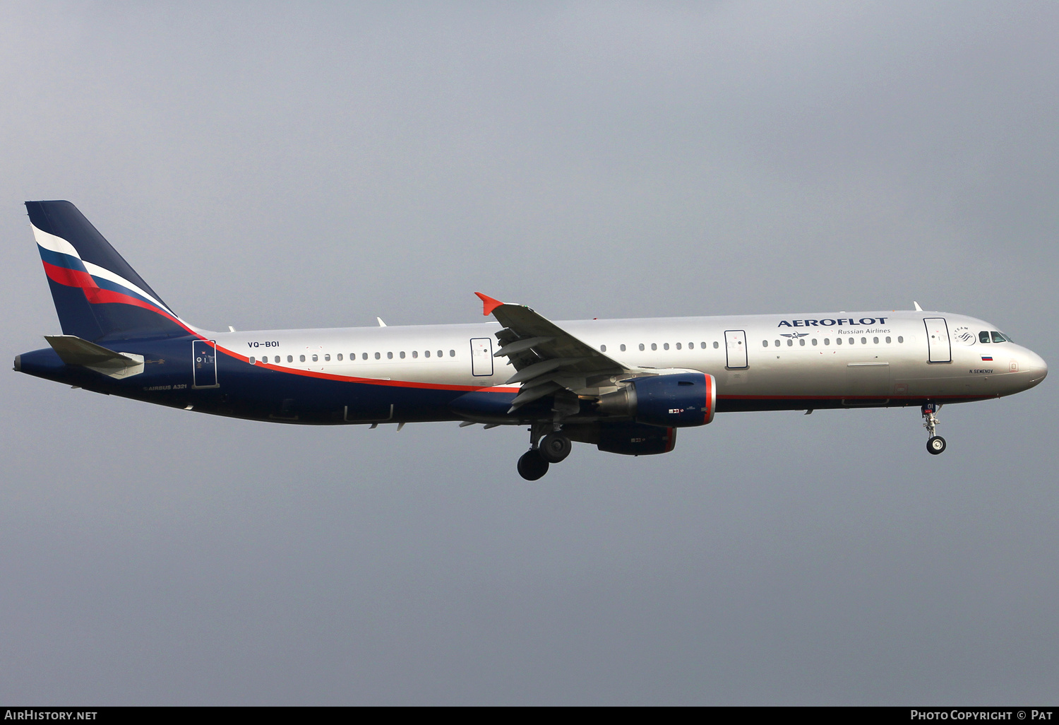 Aircraft Photo of VQ-BOI | Airbus A321-211 | Aeroflot - Russian Airlines | AirHistory.net #293636