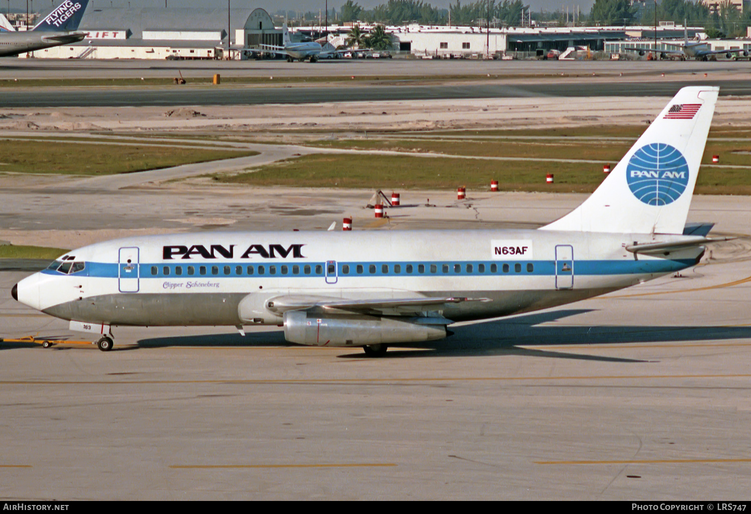 Aircraft Photo of N63AF | Boeing 737-222 | Pan American World Airways - Pan Am | AirHistory.net #293675