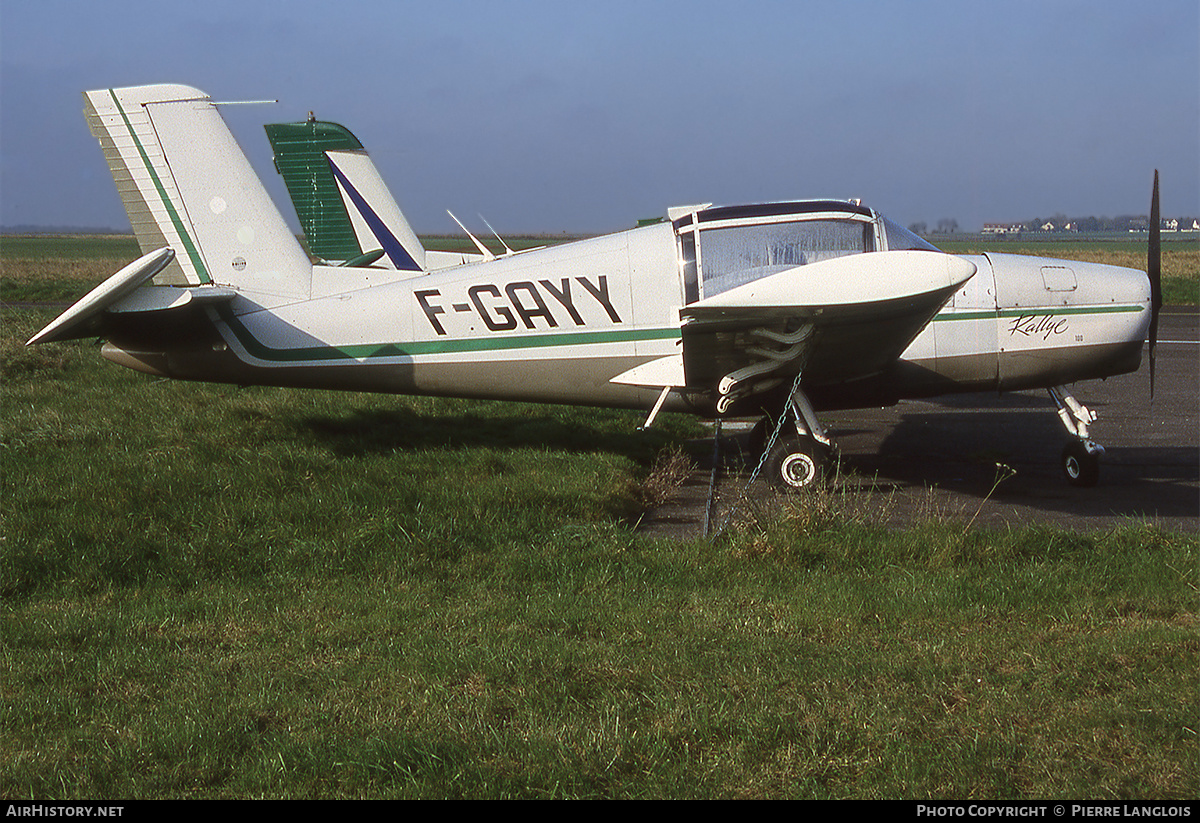 Aircraft Photo of F-GAYY | Socata Rallye 100T | AirHistory.net #293697