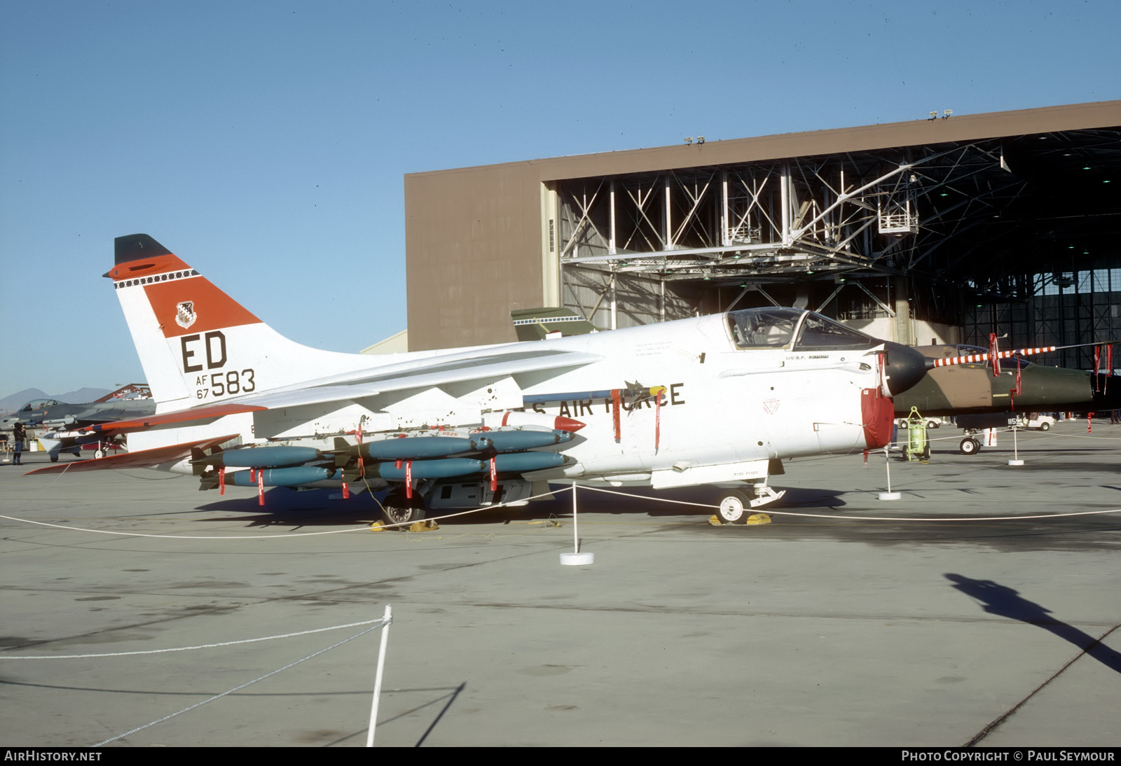 Aircraft Photo of 67-14583 / AF67-583 | LTV YA-7D Corsair II | USA - Air Force | AirHistory.net #293698