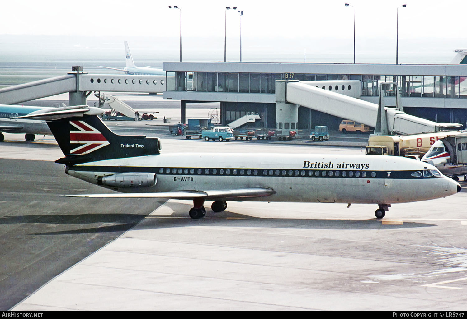 Aircraft Photo of G-AVFO | Hawker Siddeley HS-121 Trident 2E | British Airways | AirHistory.net #293710