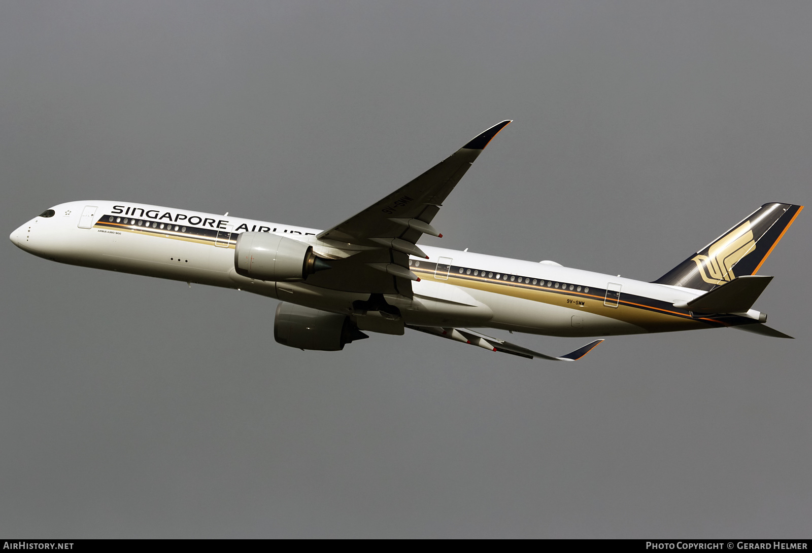 Aircraft Photo of 9V-SMW | Airbus A350-941 | Singapore Airlines | AirHistory.net #293721