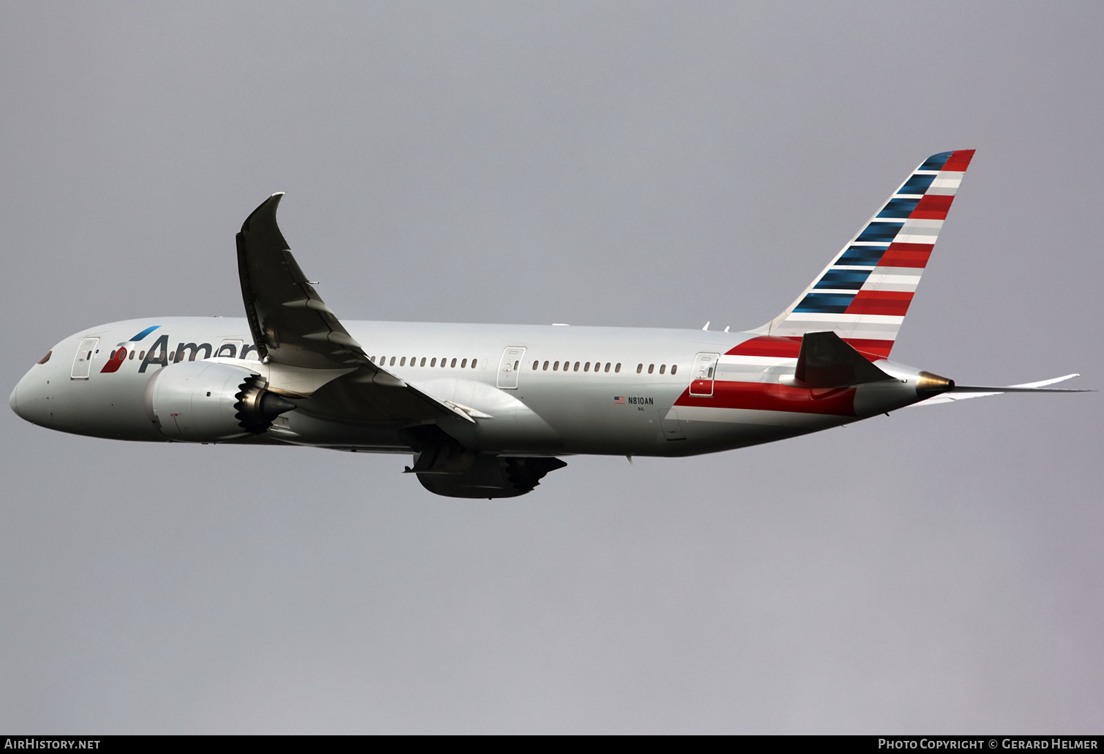Aircraft Photo of N810AN | Boeing 787-8 Dreamliner | American Airlines | AirHistory.net #293726