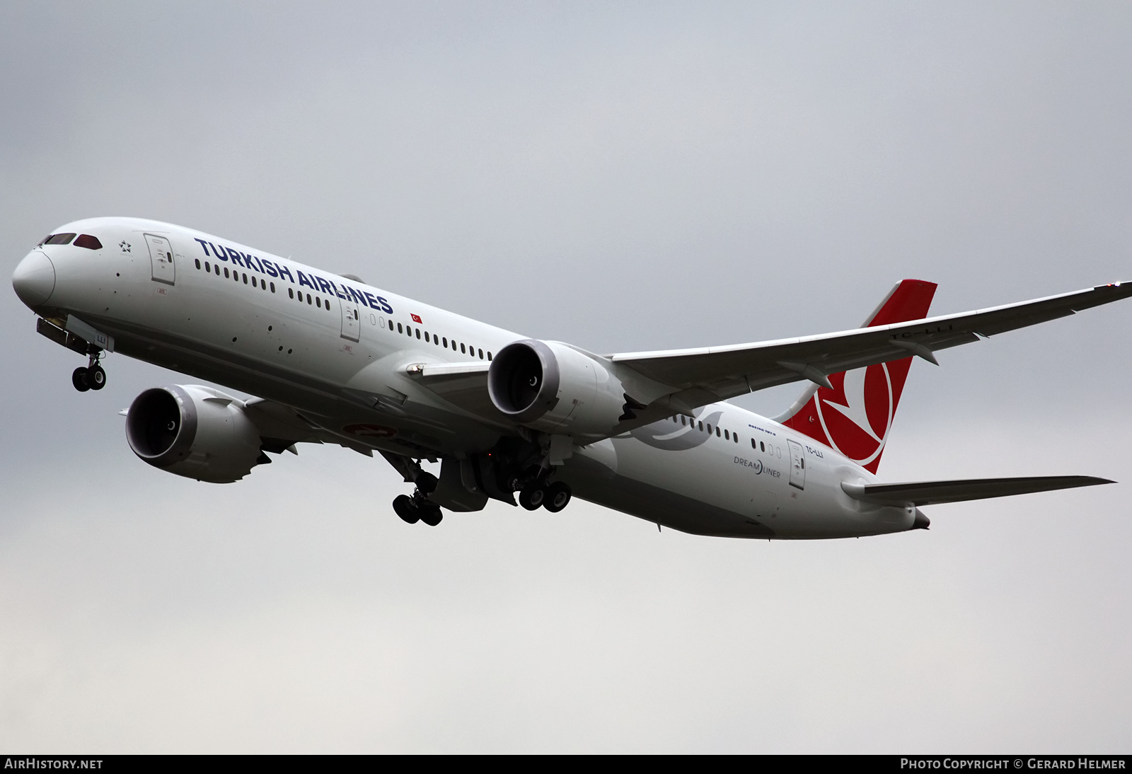 Aircraft Photo of TC-LLI | Boeing 787-9 Dreamliner | Turkish Airlines | AirHistory.net #293728