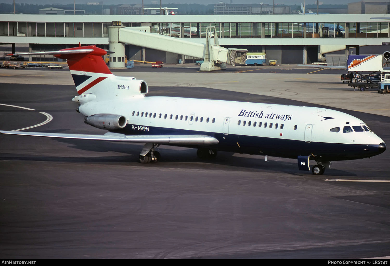 Aircraft Photo of G-ARPN | Hawker Siddeley HS-121 Trident 1C | British Airways | AirHistory.net #293730