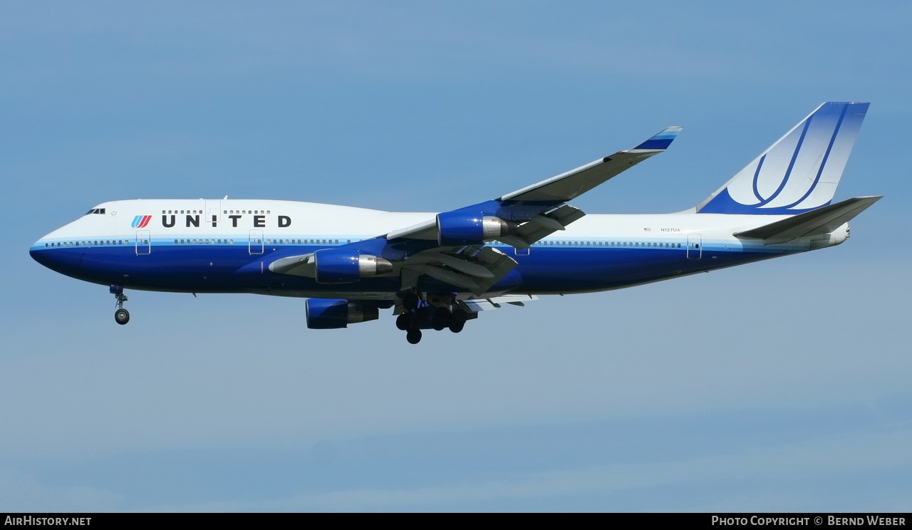 Aircraft Photo of N127UA | Boeing 747-422 | United Airlines | AirHistory.net #293769