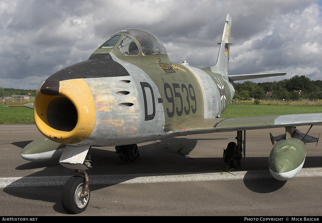 Aircraft Photo of D-9539 | Canadair CL-13B Sabre 6 | Germany - Air Force | AirHistory.net #293772
