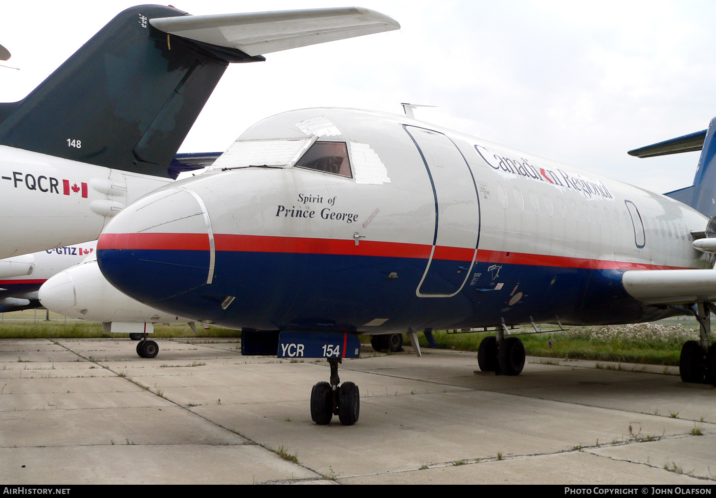 Aircraft Photo of C-GYCR | Fokker F28-1000 Fellowship | Canadian Regional Airlines | AirHistory.net #293785