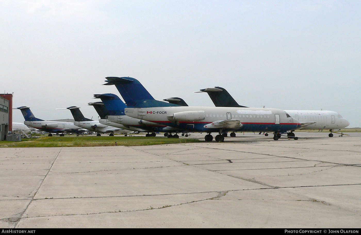 Aircraft Photo of C-FOCR | Fokker F28-3000 Fellowship | Canadian Regional Airlines | AirHistory.net #293786