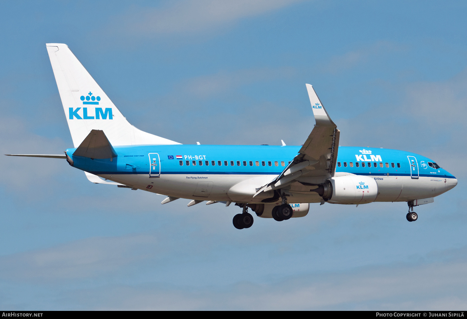 Aircraft Photo of PH-BGT | Boeing 737-7K2 | KLM - Royal Dutch Airlines | AirHistory.net #293809