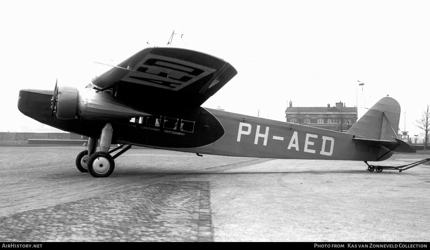 Aircraft Photo of PH-AED | Fokker F.VIII | KLM - Koninklijke Luchtvaart Maatschappij | AirHistory.net #293815