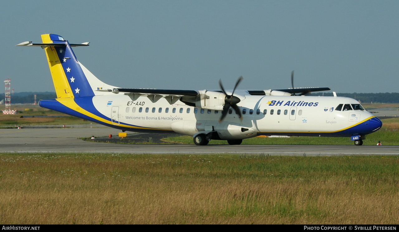 Aircraft Photo of E7-AAD | ATR ATR-72-212 | B & H Airlines | AirHistory.net #293819