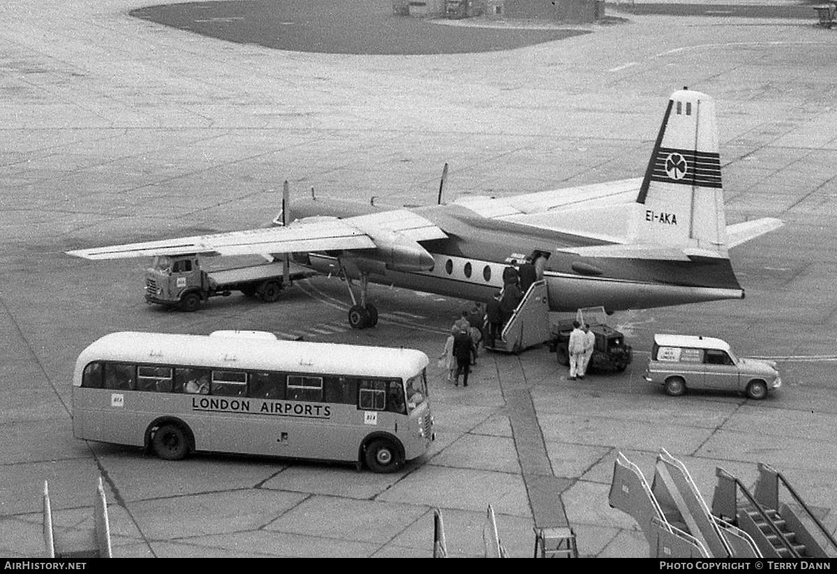 Aircraft Photo of EI-AKA | Fokker F27-100 Friendship | Aer Lingus - Irish Air Lines | AirHistory.net #293821