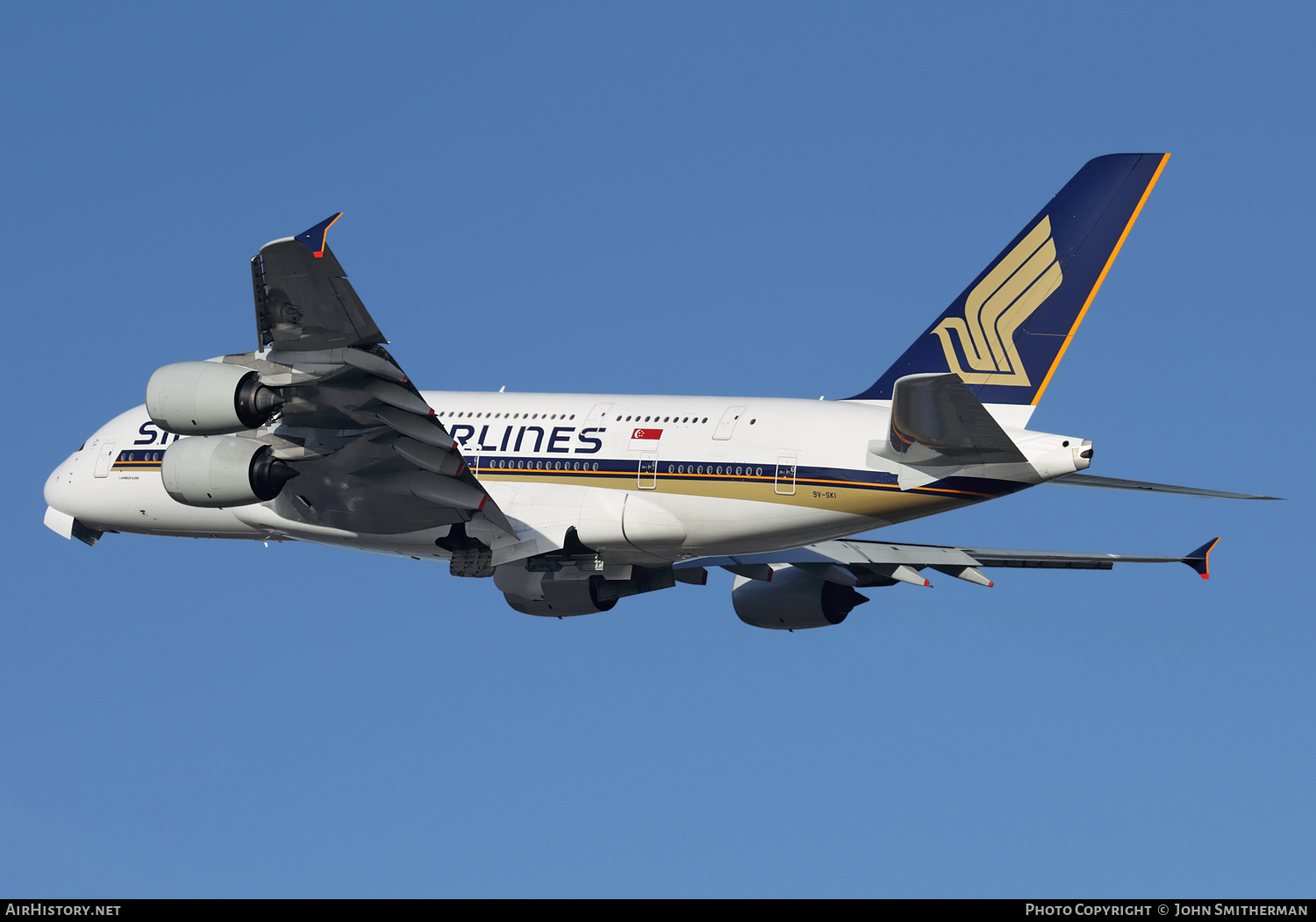 Aircraft Photo of 9V-SKI | Airbus A380-841 | Singapore Airlines | AirHistory.net #293850