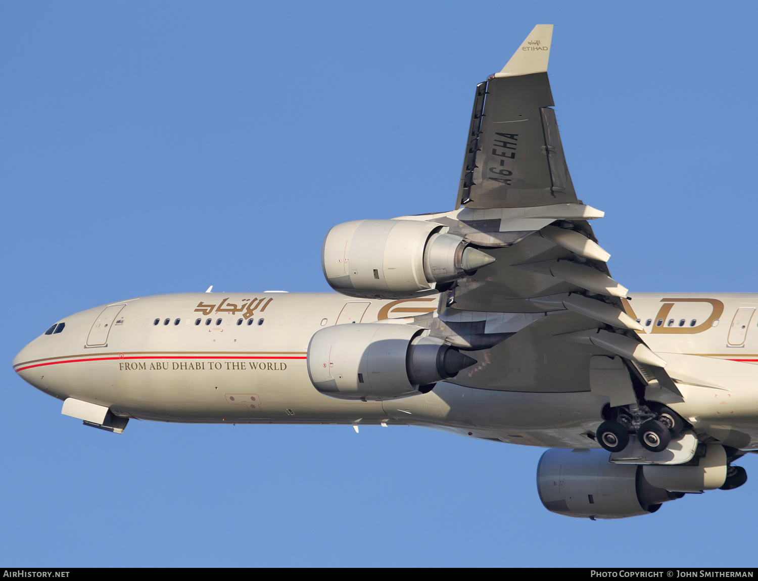Aircraft Photo of A6-EHA | Airbus A340-541 | Etihad Airways | AirHistory.net #293853