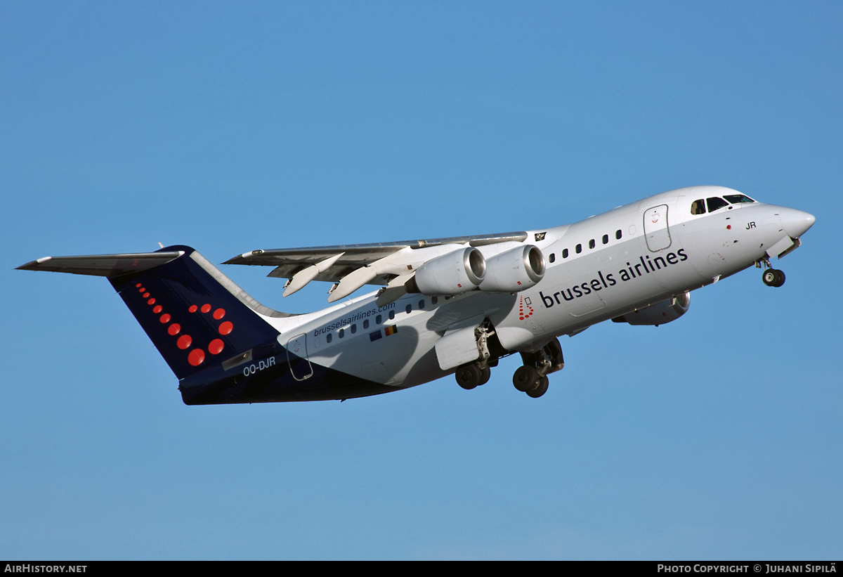 Aircraft Photo of OO-DJR | British Aerospace Avro 146-RJ85 | Brussels Airlines | AirHistory.net #293855
