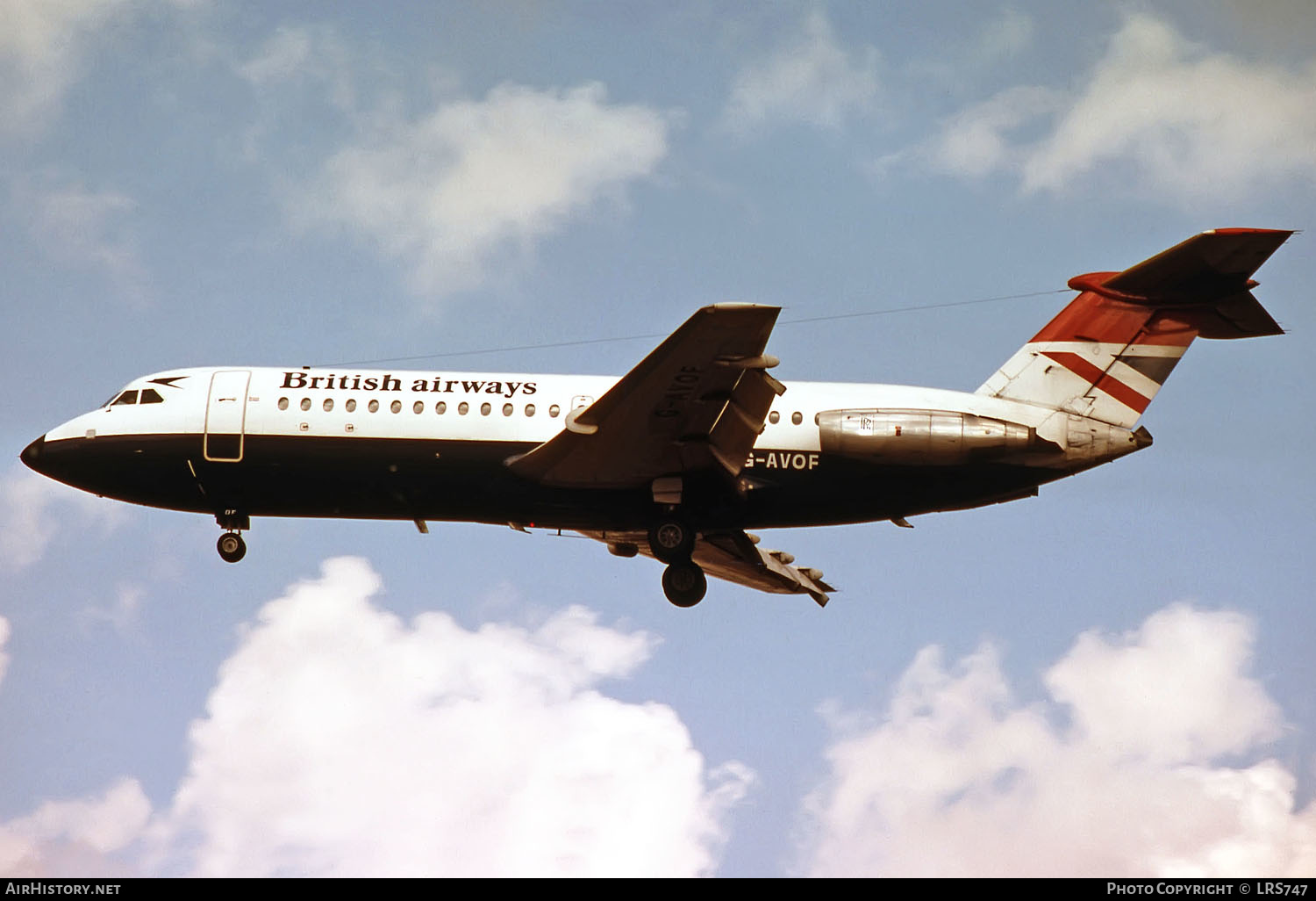 Aircraft Photo of G-AVOF | BAC 111-416EK One-Eleven | British Airways | AirHistory.net #293868