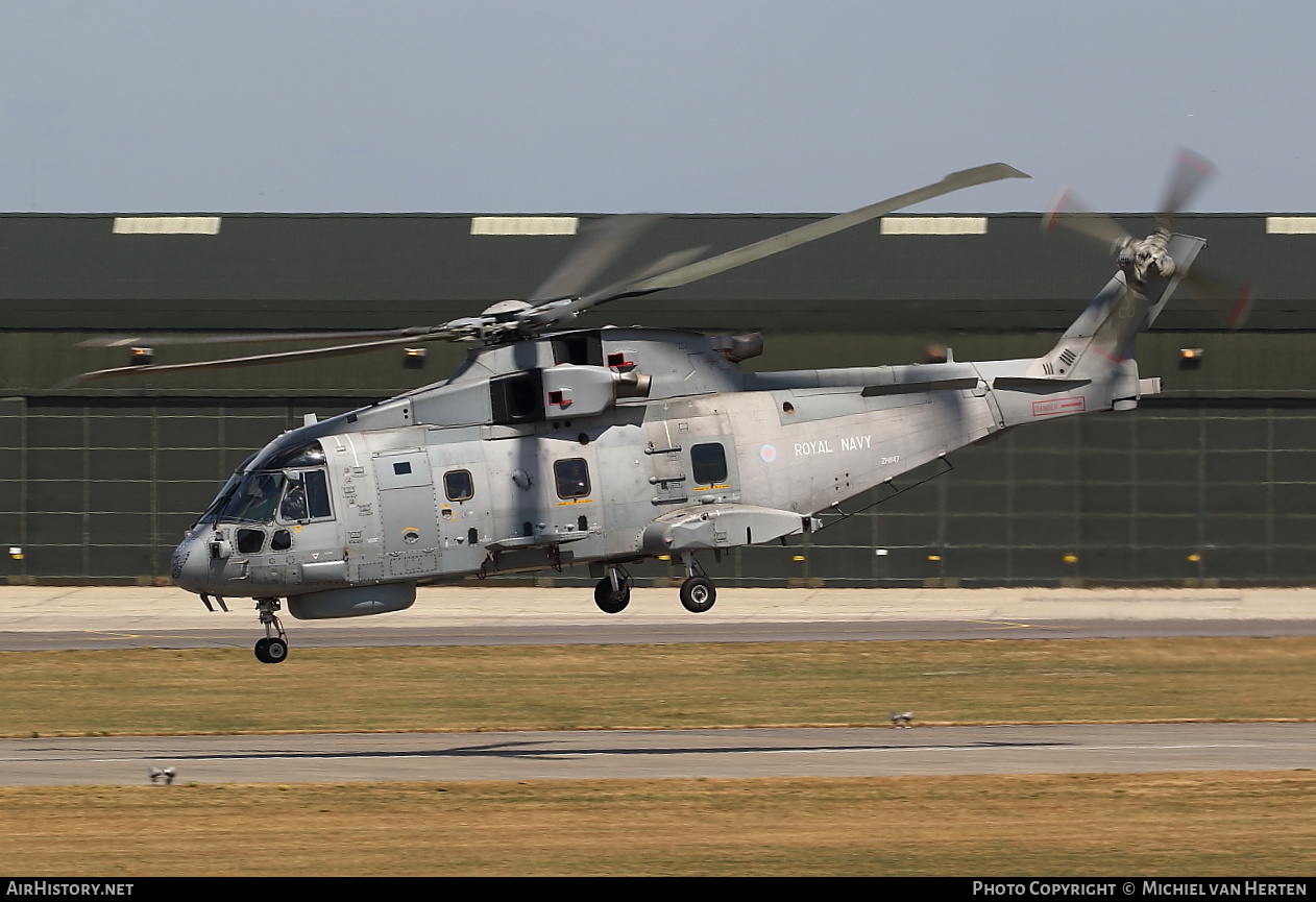 Aircraft Photo of ZH847 | EHI EH101-111 Merlin HM2 | UK - Navy | AirHistory.net #293875