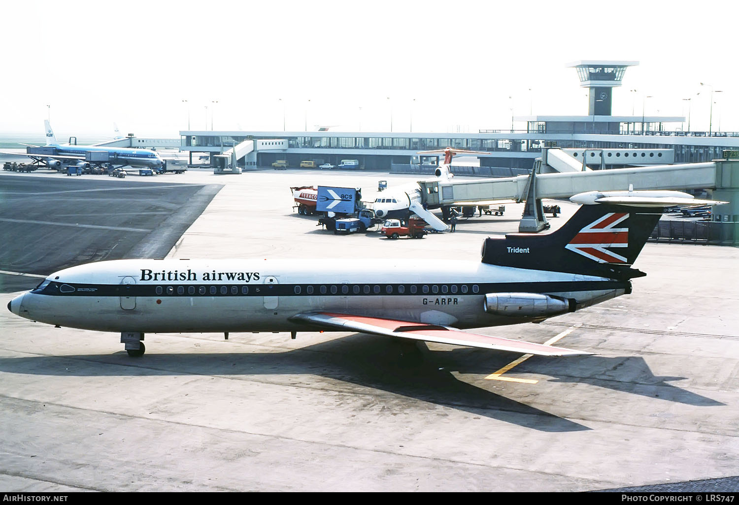 Aircraft Photo of G-ARPR | Hawker Siddeley HS-121 Trident 1C | British Airways | AirHistory.net #293876
